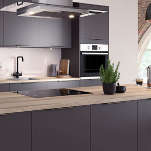 Grey Matte Flat Cabinets