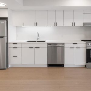 White Matte Flat Cabinets